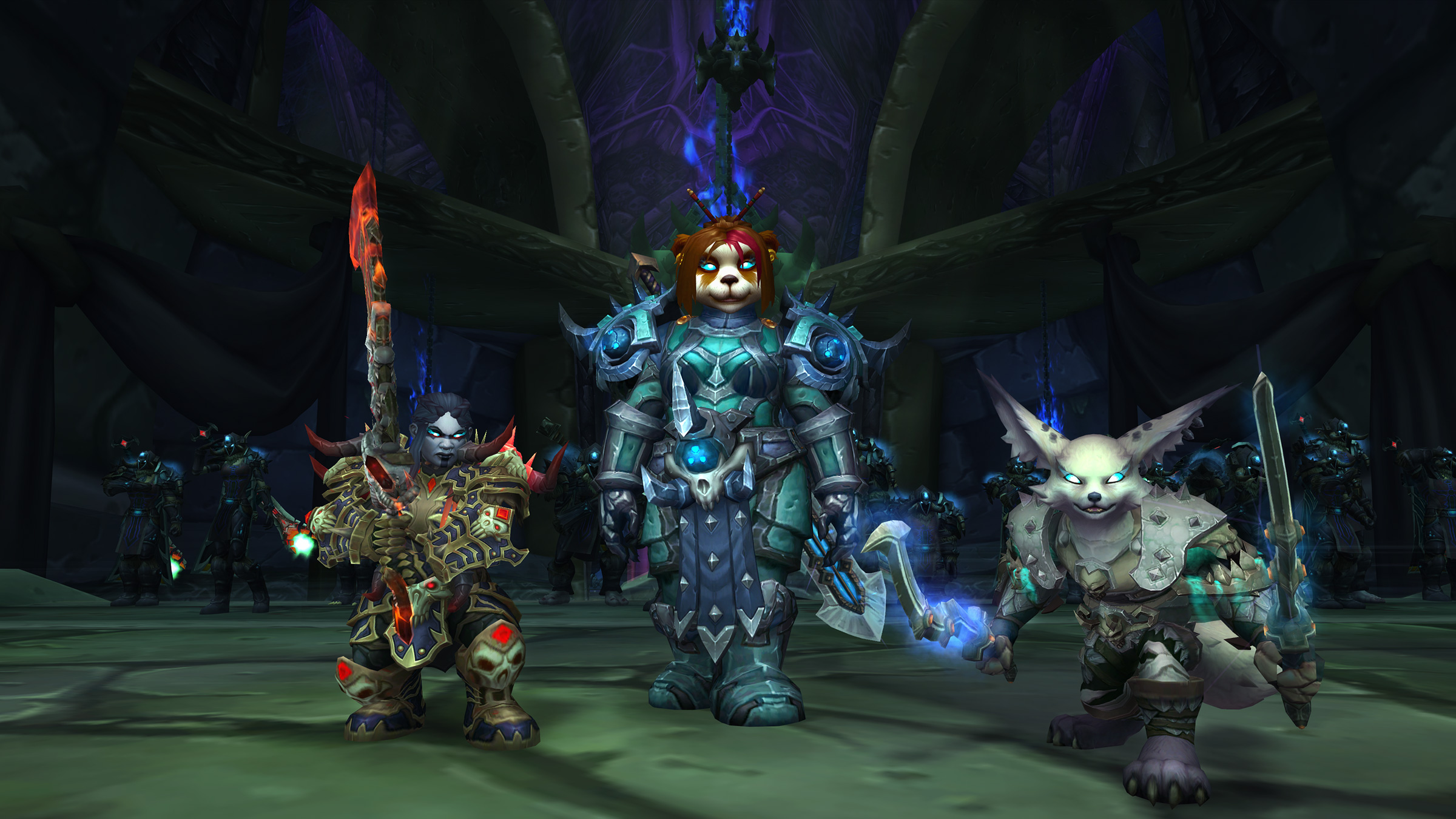 WoW Pandarens et races alliées en Chevaliers de la mort Breakflip